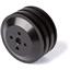 Stealth Black Ford Small Block Pulley Kit - 3V WP / 3V Crank, 4 Bolt, AC on Radiator Side