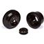 CVF Racing Stealth Black Ford Small Block Pulley Kit Alt (3 Bolt Crank)
