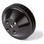 CVF Racing Stealth Black Chevy Small Block Pulley Kit V-Belt, LWP 3V