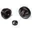 CVF Racing Stealth Black Chevy Small Block Pulley Kit V-Belt, LWP 2V