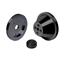 CVF Racing Stealth Black Chevy Small Block Pulley Kit V-Belt, Short Water Pump 1V