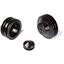 CVF Racing Stealth Black Ford Small Block Pulley Kit A/C (4 Bolt Crank - 289 WP)