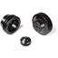 CVF Racing Stealth Black Ford Small Block Pulley Kit PS (3 Bolt Crank)