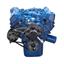 Stealth Black Ford 351C Serpentine System - Alternator Only, Electric Water Pump