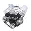 CVF Racing Chevy Big Block Serpentine Conversion Kit - Power Steering, Electric Water Pump