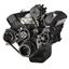 Black Chevy Big Block Gen. VI Serpentine Conversion Kit - AC, Alternator & Power Steering, LWP