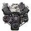 Black Chevy Big Block Gen. VI Serpentine Conversion Kit - AC, Alternator & Power Steering, LWP