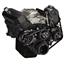 Black Chevy Big Block Gen. VI Serpentine Conversion Kit - AC, Alternator & Power Steering, LWP