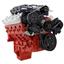 CVF Racing Black Diamond Chevy LS Serpentine Kit - Edelbrock - AC & Alternator