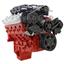 CVF Racing Stealth Black Chevy LS Serpentine Kit - Edelbrock - AC & Alternator