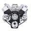 CVF Racing Chevy Big Block Serpentine Conversion Kit - Power Steering, Long Water Pump