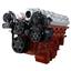 CVF Racing Black Diamond Chevy LS Mid Mount Serpentine Kit - Power Steering & Alternator