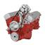CVF Racing Chevy Small Block V-Belt System, Alternator Only - Short Water Pump