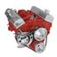 CVF Racing Chevy Small Block V-Belt System, Alternator Only - Long Water Pump