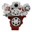 CVF Racing Chevy LS Engine Mid Mount Serpentine Kit - Alternator Only - Mid-Mount