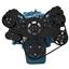 Stealth Black Serpentine System for Small Block Mopar - AC, Power Steering & Alternator