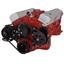 CVF Racing Black Chevy Small Block V-Belt System - Alternator & Power Steering, LWP