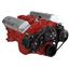 CVF Racing Black Chevy Small Block V-Belt System - Alternator & Power Steering, LWP
