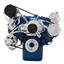 CVF Racing Ford 460 Serpentine System - AC and Power Steering, Electric WP