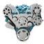 Pontiac Serpentine System for 350-400, 428 & 455 V8 - AC, Power Steering & Alternator