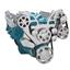 Pontiac Serpentine System for 350-400, 428 & 455 V8 - AC, Power Steering & Alternator
