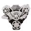 CVF Racing Serpentine System for 396, 427 & 454 - AC & Alternator - All Inclusive