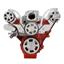 CVF Racing Chevy LS Engine High Mount Serpentine Kit - AC & Alternator