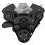Black Serpentine System for Big Block Chevy Gen. VI - AC & Alternator with Electric Water Pump