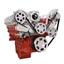 CVF Racing Chevy LS Engine High Mount Serpentine Kit - AC, Alternator & Power Steering