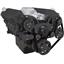 Black Serpentine System Big Block Chevy Gen. VI - AC, Power Steering & Alternator & EWP