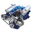 CVF Racing Ford 390 V-Belt System - AC, Alternator & Power Steering  - Saginaw Pump