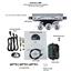 61-62 Chevy Impala VHX System, Silver Face - Blue Display
