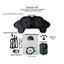 Dakota Digital 63-67 Chevy Corvette Analog Gauges Black Red VHX-63C-VET-K-R