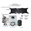 Dakota Digital 67 - 72 Ford Pickup Truck VHX Gauge Black Red VHX-67F-PU-K-R