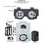 1969 Pontiac Firebird VHX System, Carbon Fiber Style Face, Blue Dis