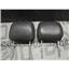 2001 - 2004 GMC 2500 SLT CREWCAB FRONT SEAT HEAD RESTS GREY LEATHER OEM
