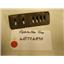 GE OVEN WB7X6898 PUSH BUTTON TRIM USED PART ASSEMBLY