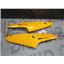 2003 SUZUKI V-STROM VSTROM DL1000 OEM SIDE COVERS FAIRING (YELLOW) PAIR