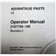 GE Medical Advantage Paste 2187750-100 Operator Manual