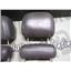 2004 2005 GMC 2500 3500 SLT CREW CAB OEM LEATHER HEAD RESTS (CHARCOAL)