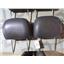 2001 - 2004 GMC 2500 3500 SLT CREWCAB LEATHER HEAD REST (SET) CHARCOAL GREY
