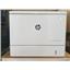 HP COLOR LASERJET M553N COLOR PRINTER ONLY 960 PTINTOUTS NEARLY FULL HP TONERS