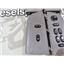 2005 2006 FORD F150 XLT CREWCAB OEM WINDOW LOCK SWITCHES (GREY) COVERS