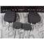 2007 2008 FORD F150 XLT CREWCAB OEM HEAD RESTS SEATS (4) DARK GREY