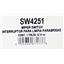 SW4251 New Duralast Windshield Wiper Switch For 2003-2007 Honda Accord
