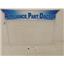 GE Refrigerator WR32X1551  Pan Cover Used