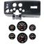 69 Pontiac Firebird Carbon Dash Carrier Concourse Black Face Gauges