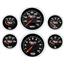 69 Pontiac Firebird Carbon Dash Carrier Concourse Black Face Gauges