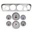 64-66 Mustang Silver Dash Carrier Concourse Silver Face Gauges