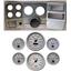84-87 Chevy Truck Silver Dash Carrier Concourse Silver Face Gauges